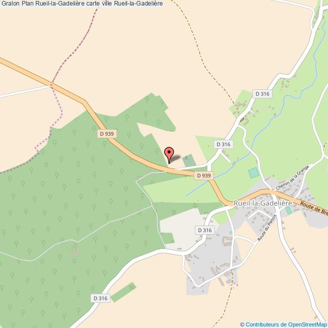 Plan RueillaGadelière carte ville RueillaGadelière