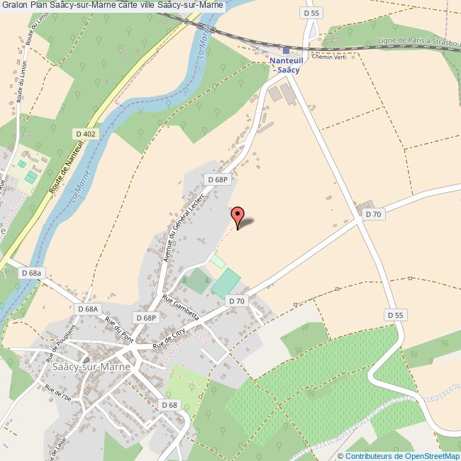 plan Saâcy-sur-Marne