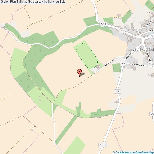 Plan SaillyauBois carte ville SaillyauBois