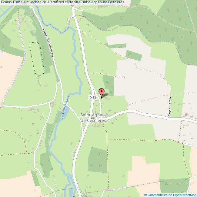 Plan SaintAgnandeCernières carte ville SaintAgnandeCernières