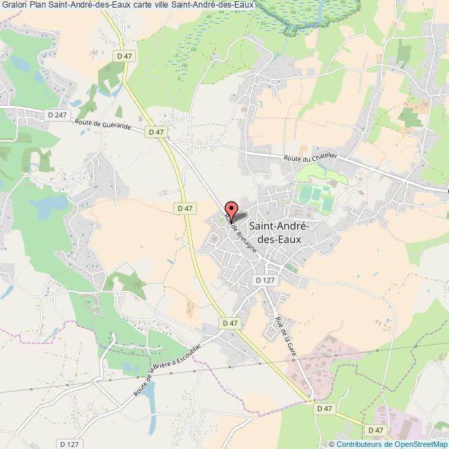 plan Saint-André-des-Eaux