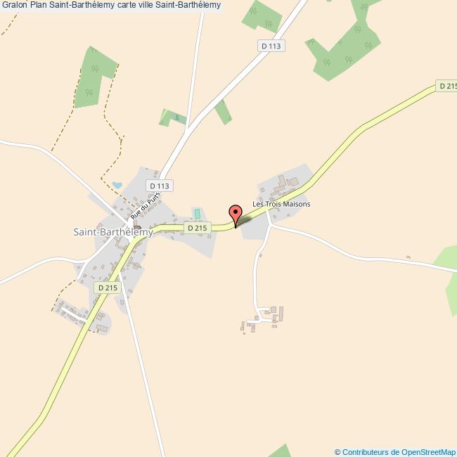 plan Saint-Barthélemy