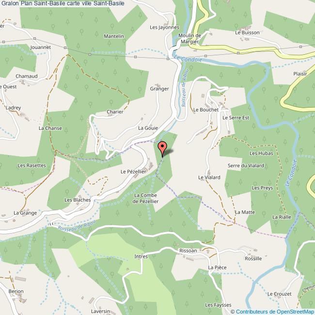 Plan SaintBasile carte ville SaintBasile