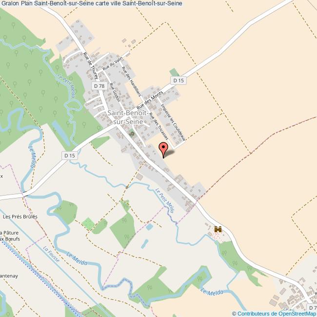 plan Saint-Benoît-sur-Seine