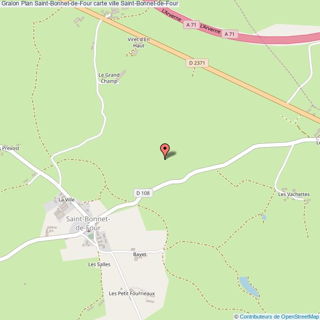 plan Saint-Bonnet-de-Four