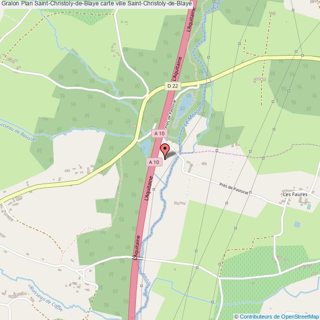 plan Saint-Christoly-de-Blaye