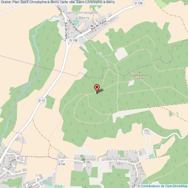 Plan SaintChristopheàBerry carte ville SaintChristopheàBerry