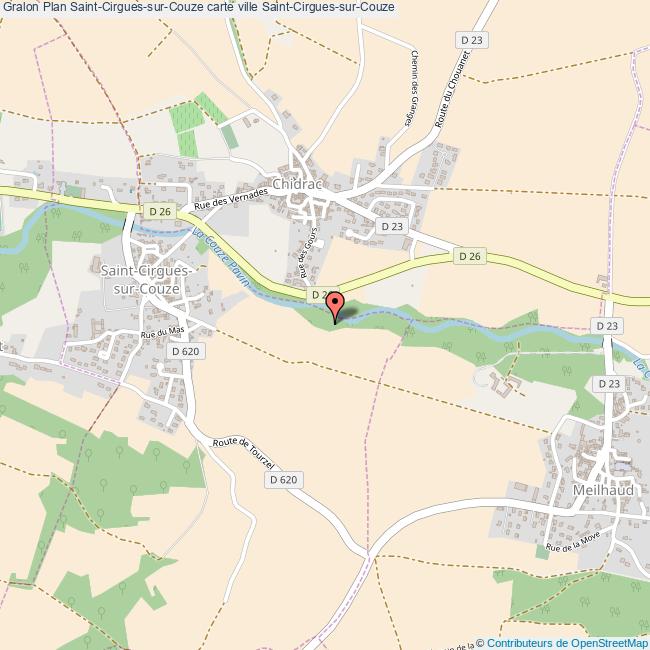 plan Saint-Cirgues-sur-Couze