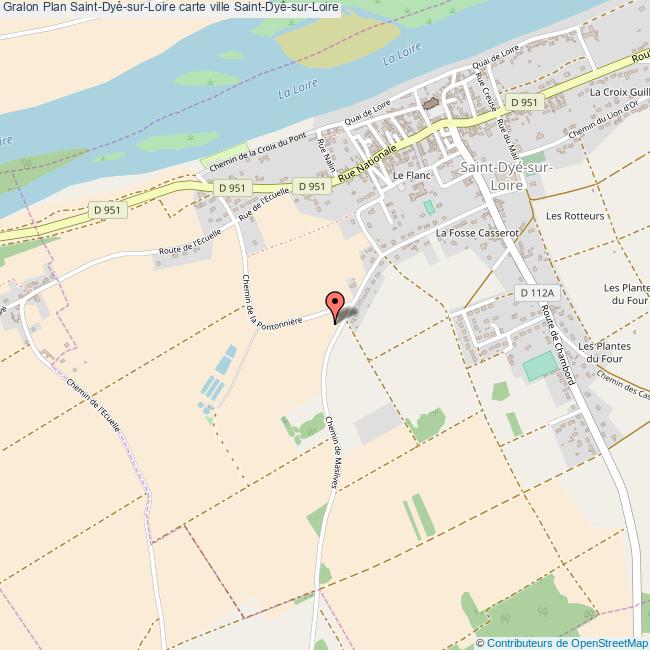 plan Saint-Dyé-sur-Loire