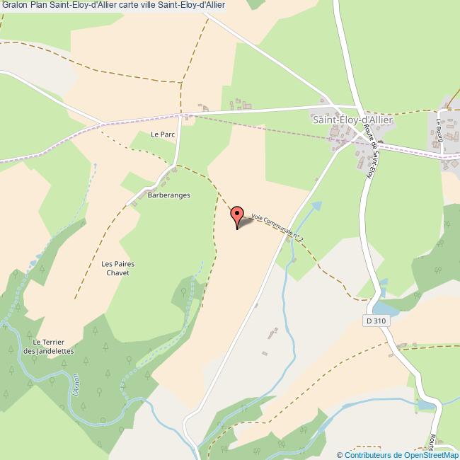 plan Saint-Eloy-d'Allier