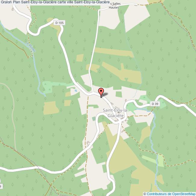 plan Saint-Eloy-la-Glacière