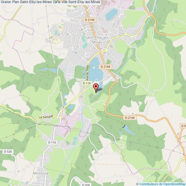 plan Saint-Eloy-les-Mines