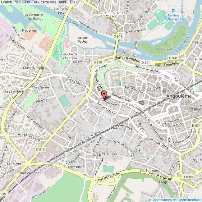 Plan SaintFélix carte ville SaintFélix