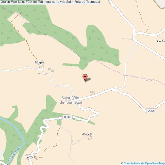 Plan SaintFélixdeTournegat carte ville SaintFélixdeTournegat