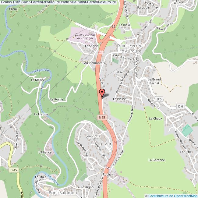 Mairie SaintFerréold'Auroure informations commune de SaintFerréold