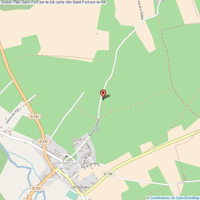 Plan SaintFortsurleNé carte ville SaintFortsurleNé