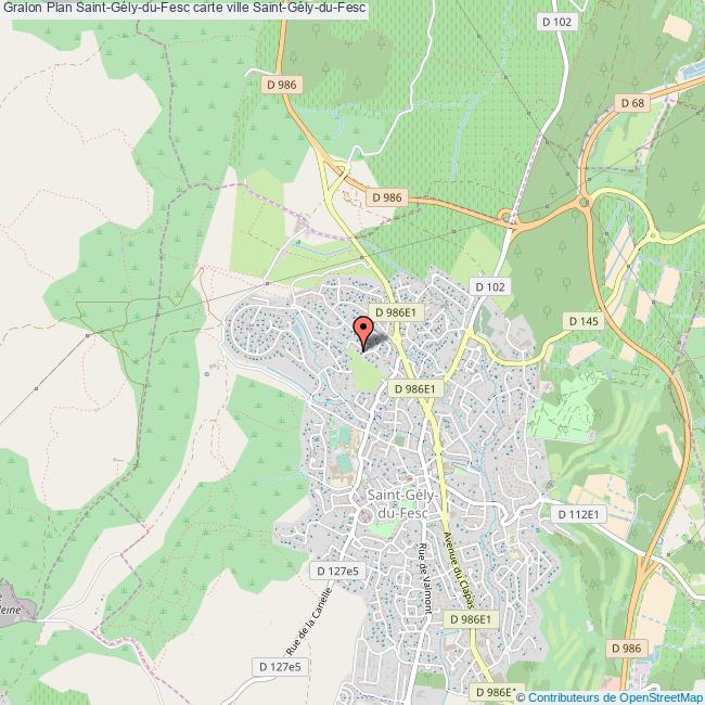 Plan SaintGélyduFesc carte ville SaintGélyduFesc Plan SaintGélyduFesc carte ville SaintGélyduFesc