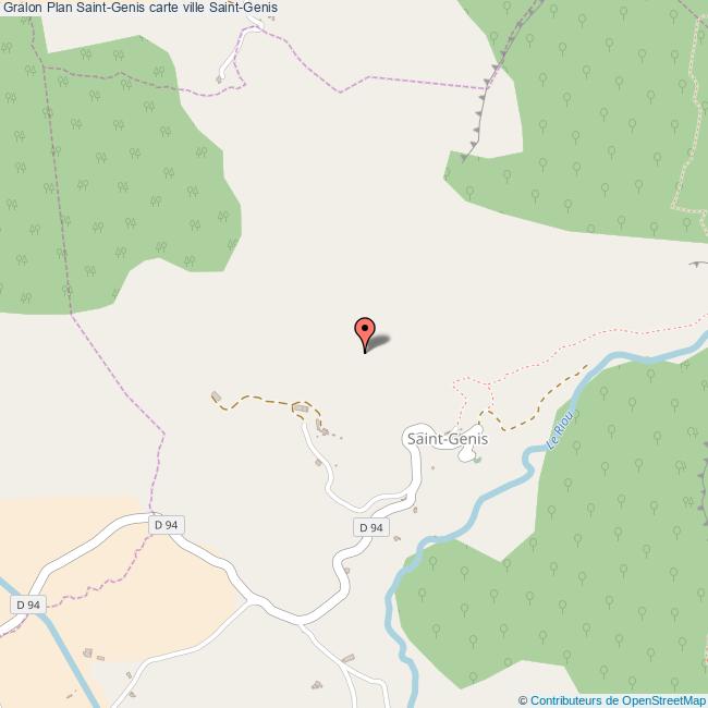 plan Saint-Genis