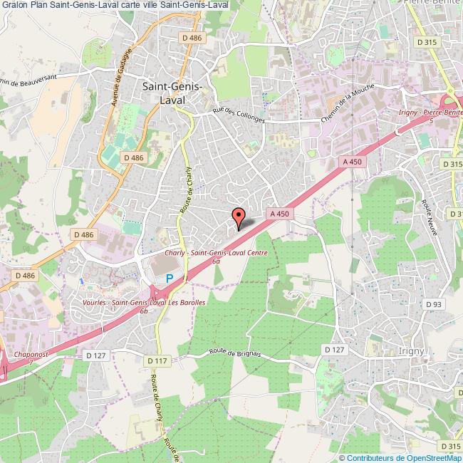 plan Saint-Genis-Laval