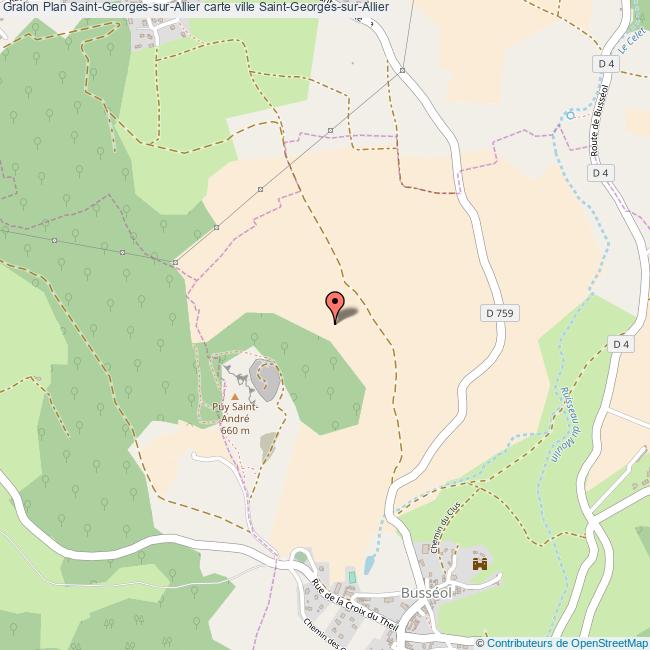plan Saint-Georges-sur-Allier