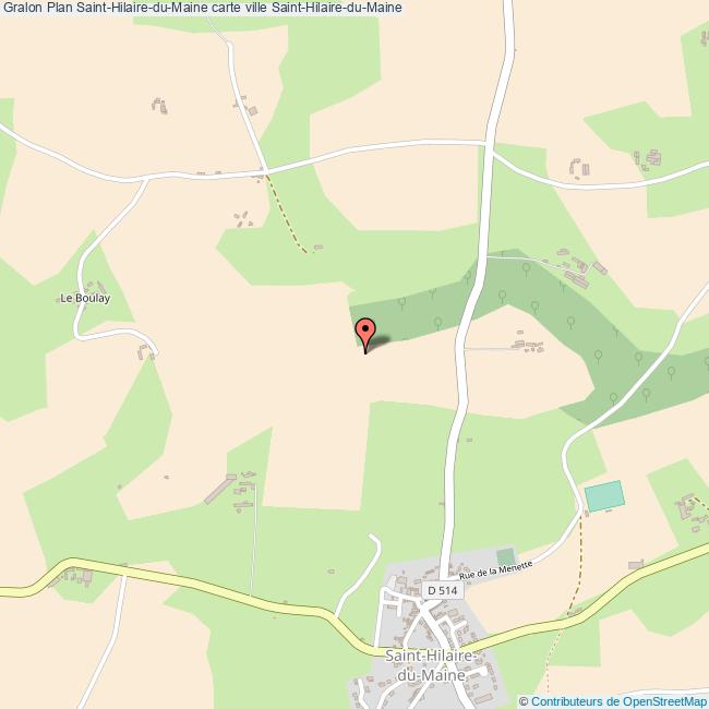 Plan SaintHilaireduMaine carte ville SaintHilaireduMaine