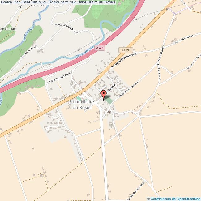 plan Saint-Hilaire-du-Rosier