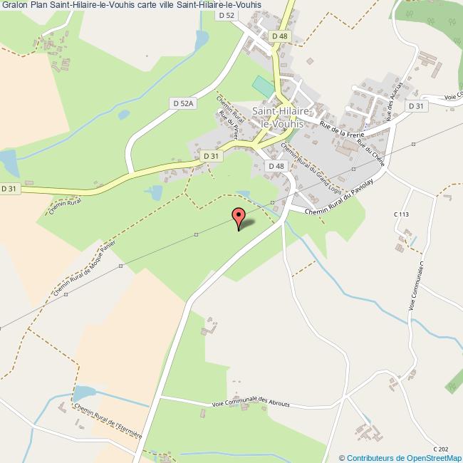 Plan SaintHilaireleVouhis carte ville SaintHilaireleVouhis