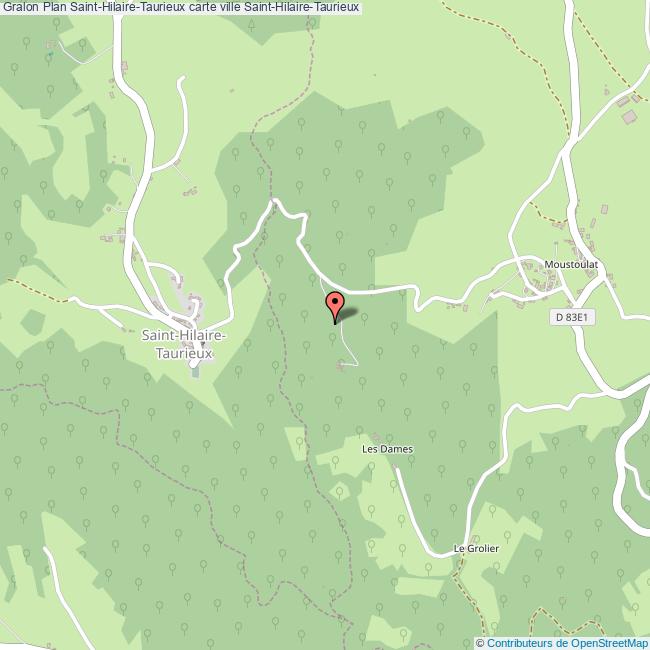 Plan SaintHilaireTaurieux carte ville SaintHilaireTaurieux