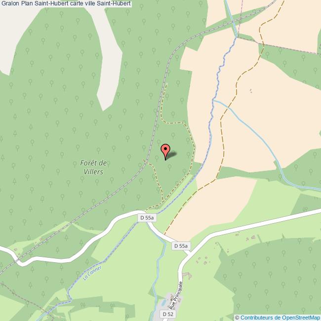 Plan SaintHubert carte ville SaintHubert