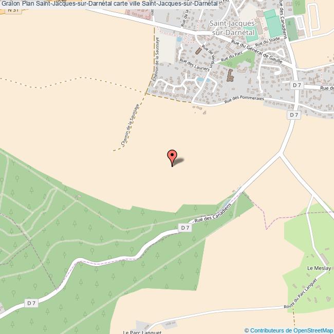 Plan SaintJacquessurDarnétal carte ville SaintJacquessurDarnétal