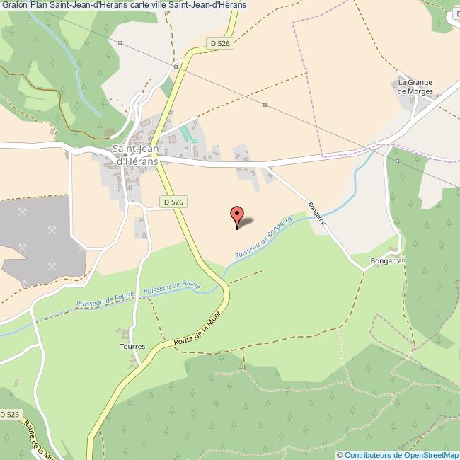 plan Saint-Jean-d'Hérans