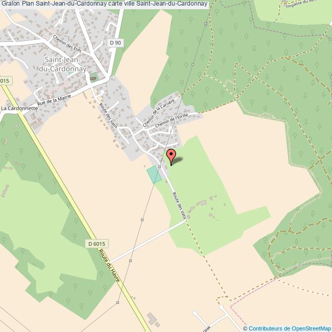 plan Saint-Jean-du-Cardonnay
