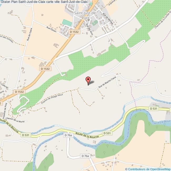 plan Saint-Just-de-Claix