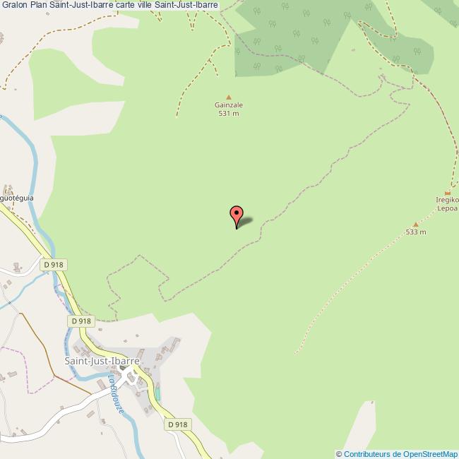 plan Saint-Just-Ibarre