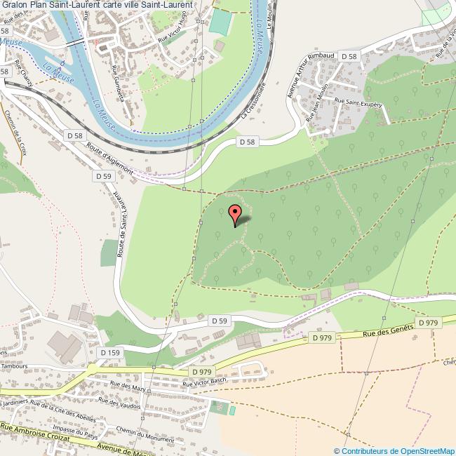 Plan SaintLaurent carte ville SaintLaurent
