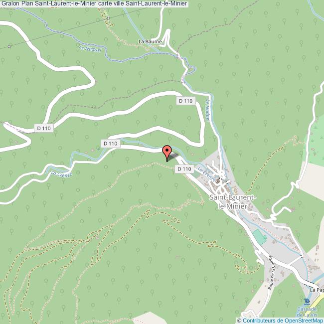 plan Saint-Laurent-le-Minier