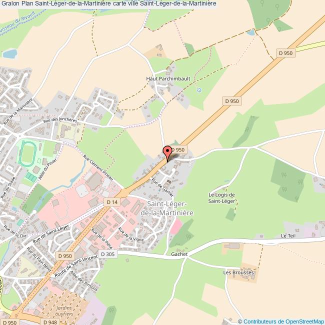 plan Saint-Léger-de-la-Martinière
