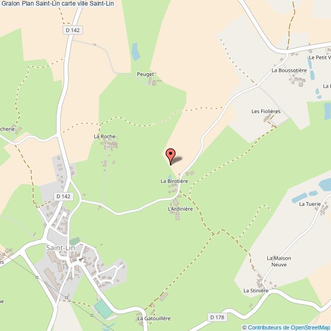 Plan SaintLin carte ville SaintLin