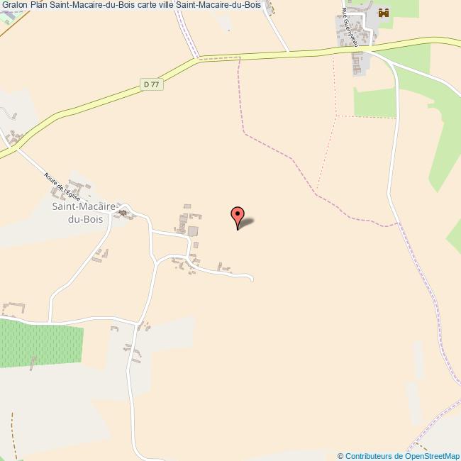 Plan SaintMacaireduBois carte ville SaintMacaireduBois