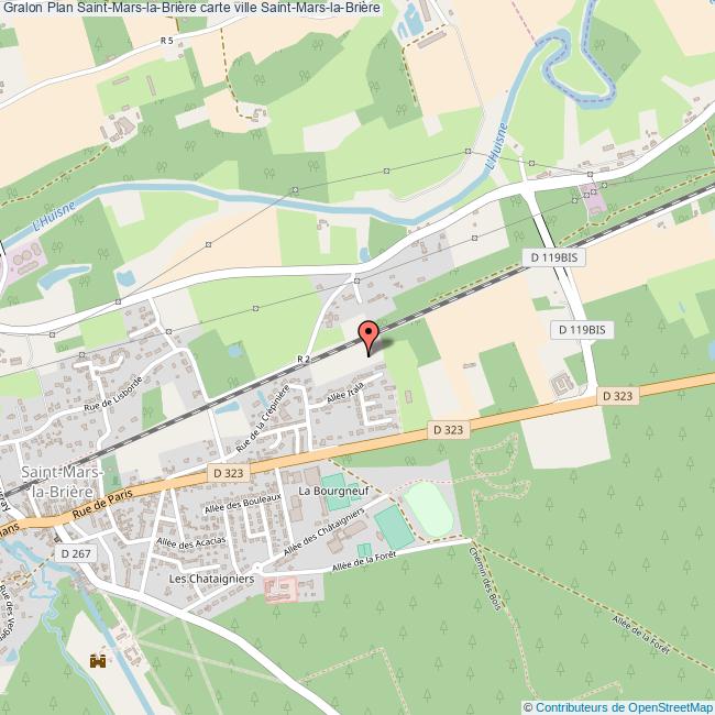 Plan SaintMarslaBrière carte ville SaintMarslaBrière