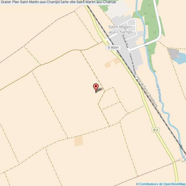 Plan SaintMartinauxChamps carte ville SaintMartinauxChamps