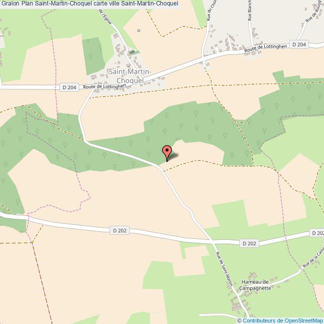 Plan SaintMartinChoquel carte ville SaintMartinChoquel
