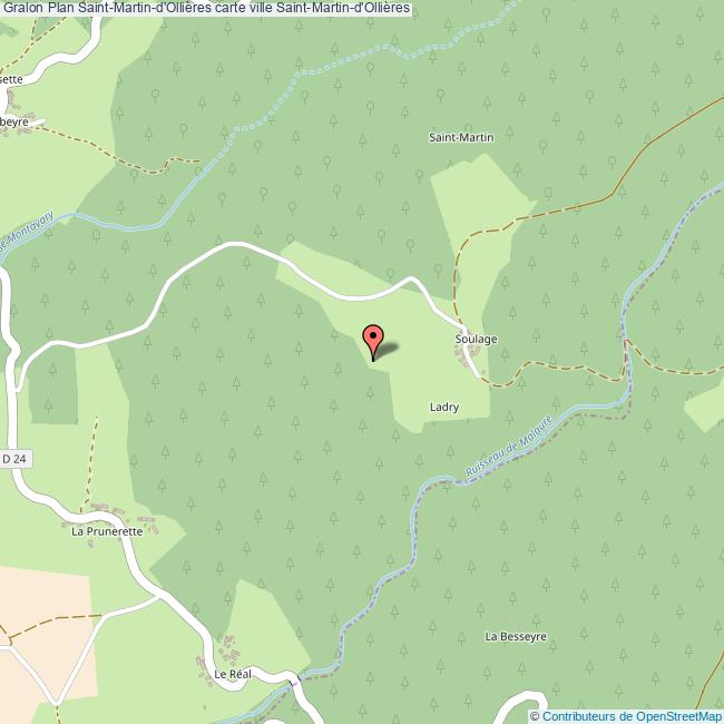 plan Saint-Martin-d'Ollières