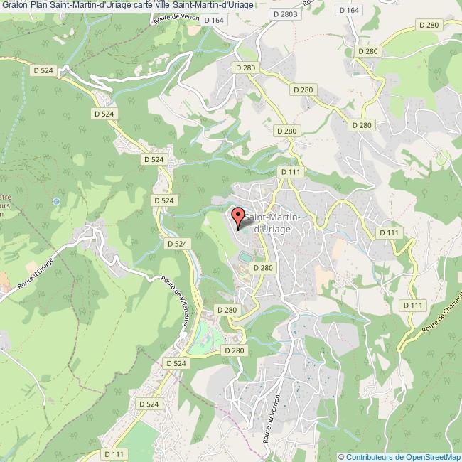 plan Saint-Martin-d'Uriage