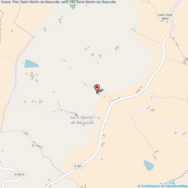 Plan SaintMartindeBeauville carte ville SaintMartindeBeauville