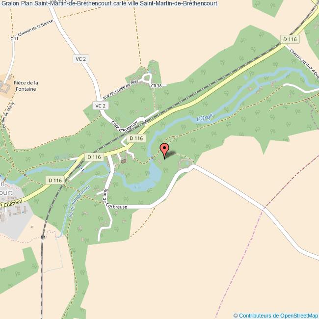 plan Saint-Martin-de-Bréthencourt