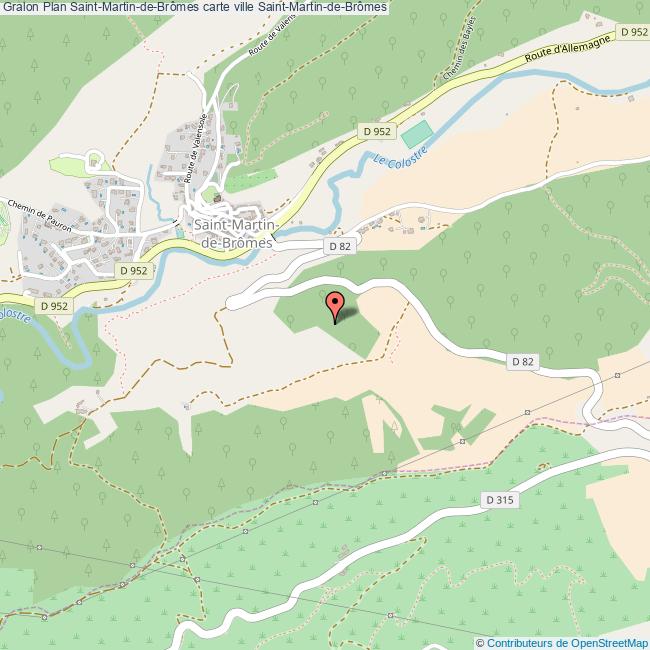 plan Saint-Martin-de-Brômes
