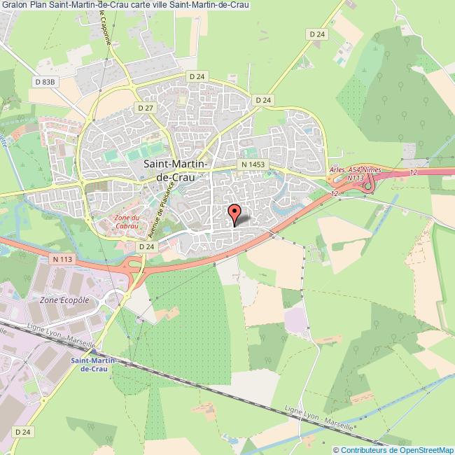 Plan De La Ville De La Crau Plan De La Ville De La Crau