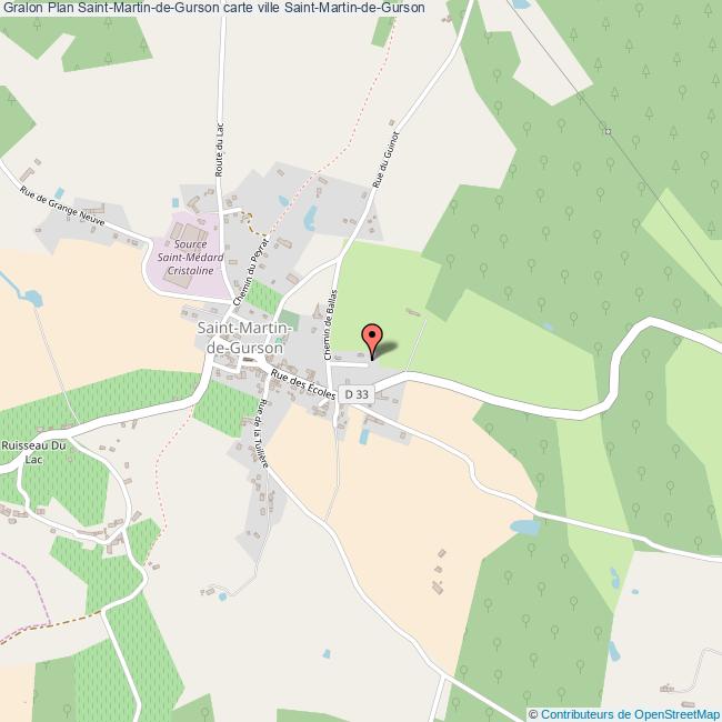 plan Saint-Martin-de-Gurson