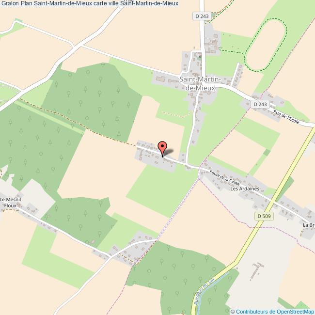 Plan SaintMartindeMieux carte ville SaintMartindeMieux